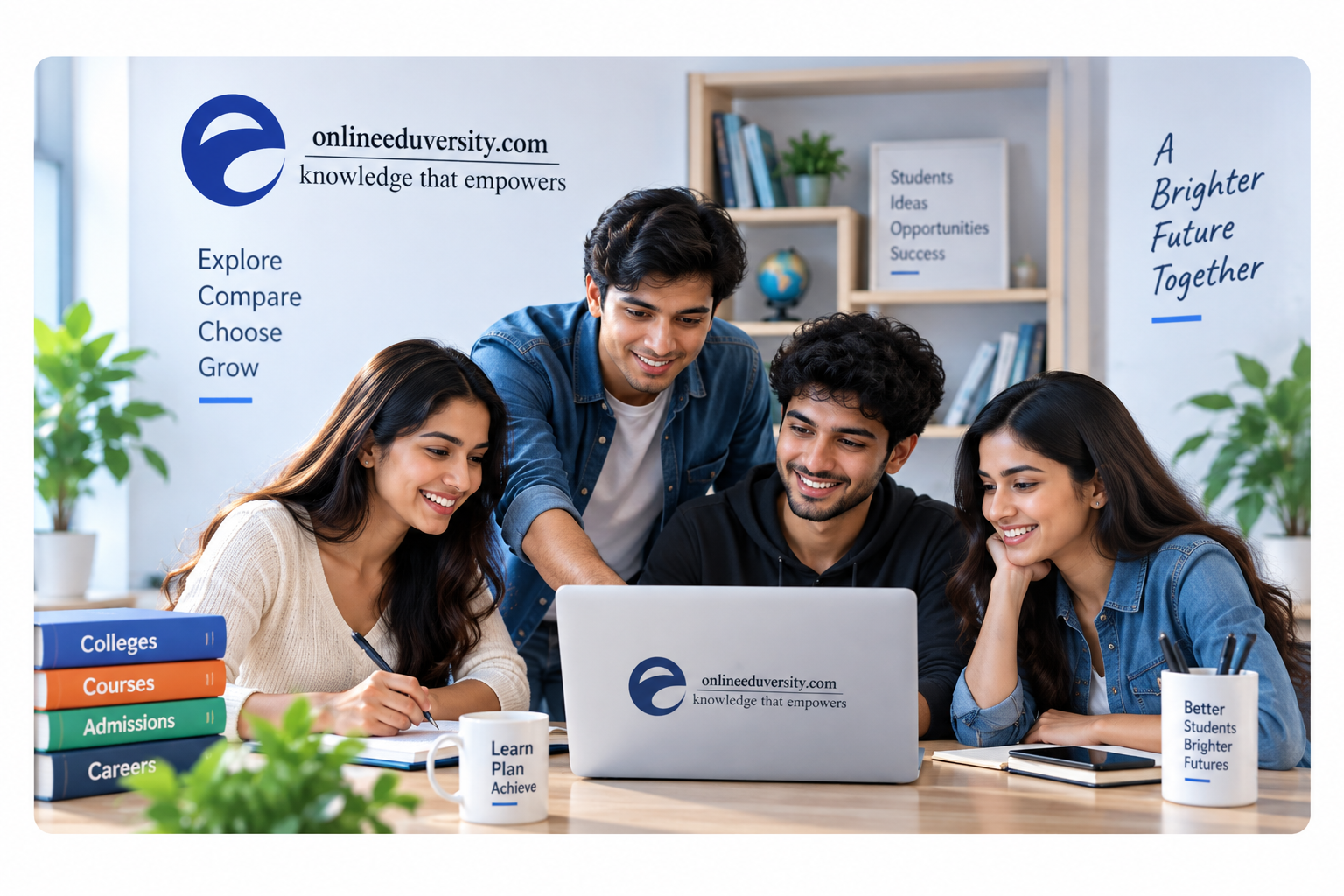 Online Eduversity students exploring education opportunities